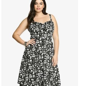 Torrid dia de los muertos swing dress